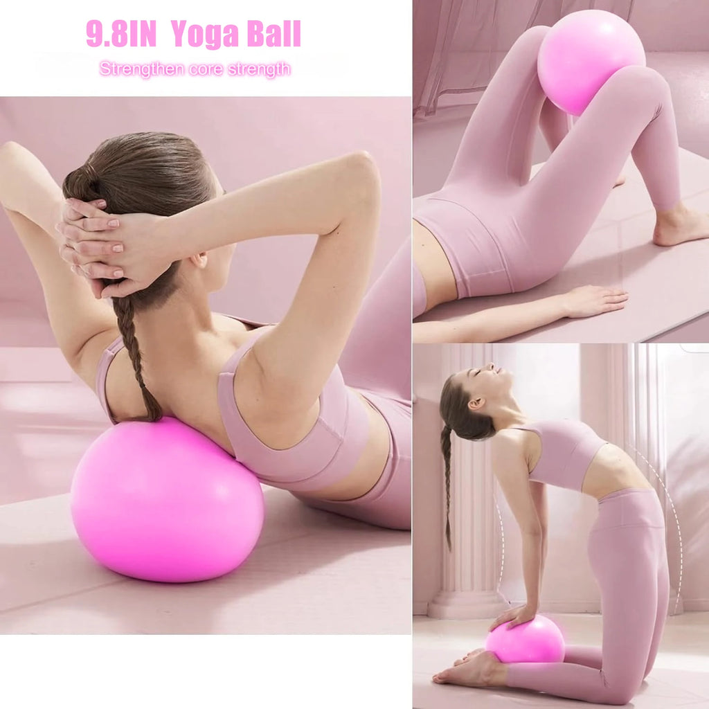 Pilates Ball and Ring Set, Resistance Band Workout Kit