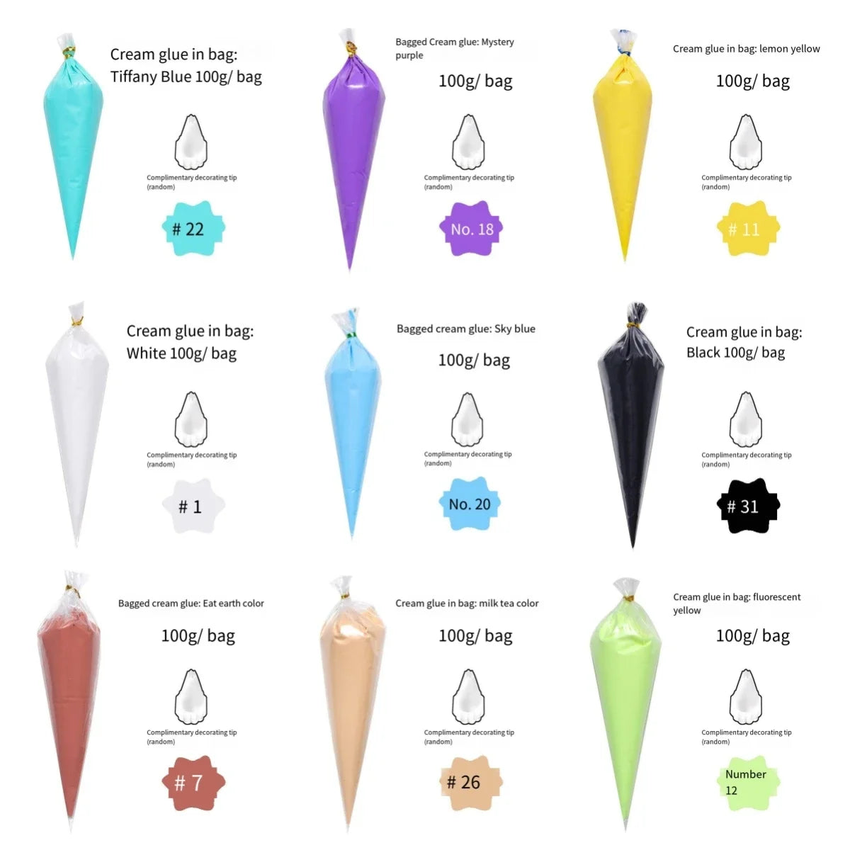 100g Cream Gel DIY Phone Case Material