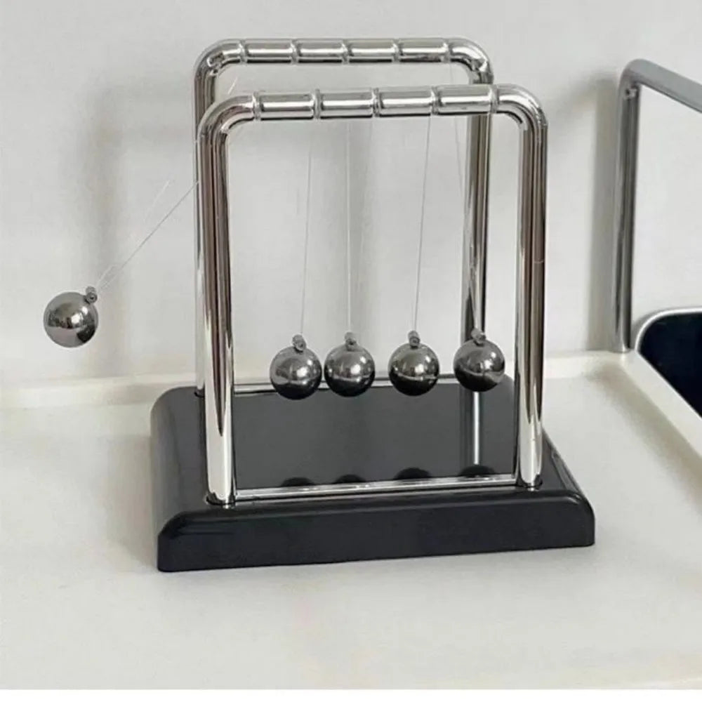 Newton's Cradle Balance Steel Ball Teaching Supplies Physics Science Pendulum Desktop alternate view