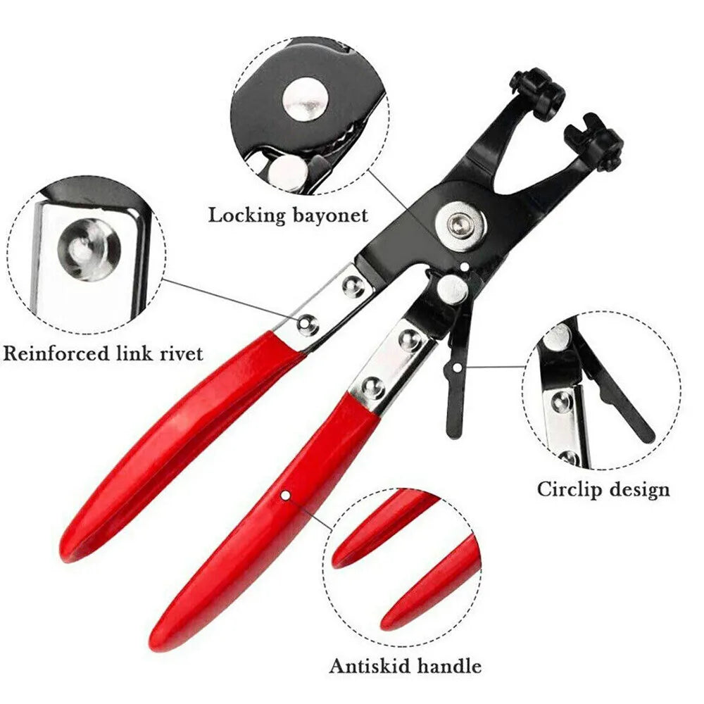 Hose Clamp Pliers Bendable Long Reach Clamping Pliers