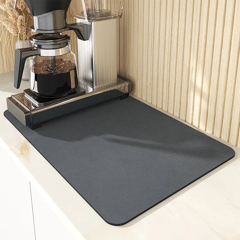 Absorbent Kitchen Drying Mat Non-Slip Quick Dry Drain Pad