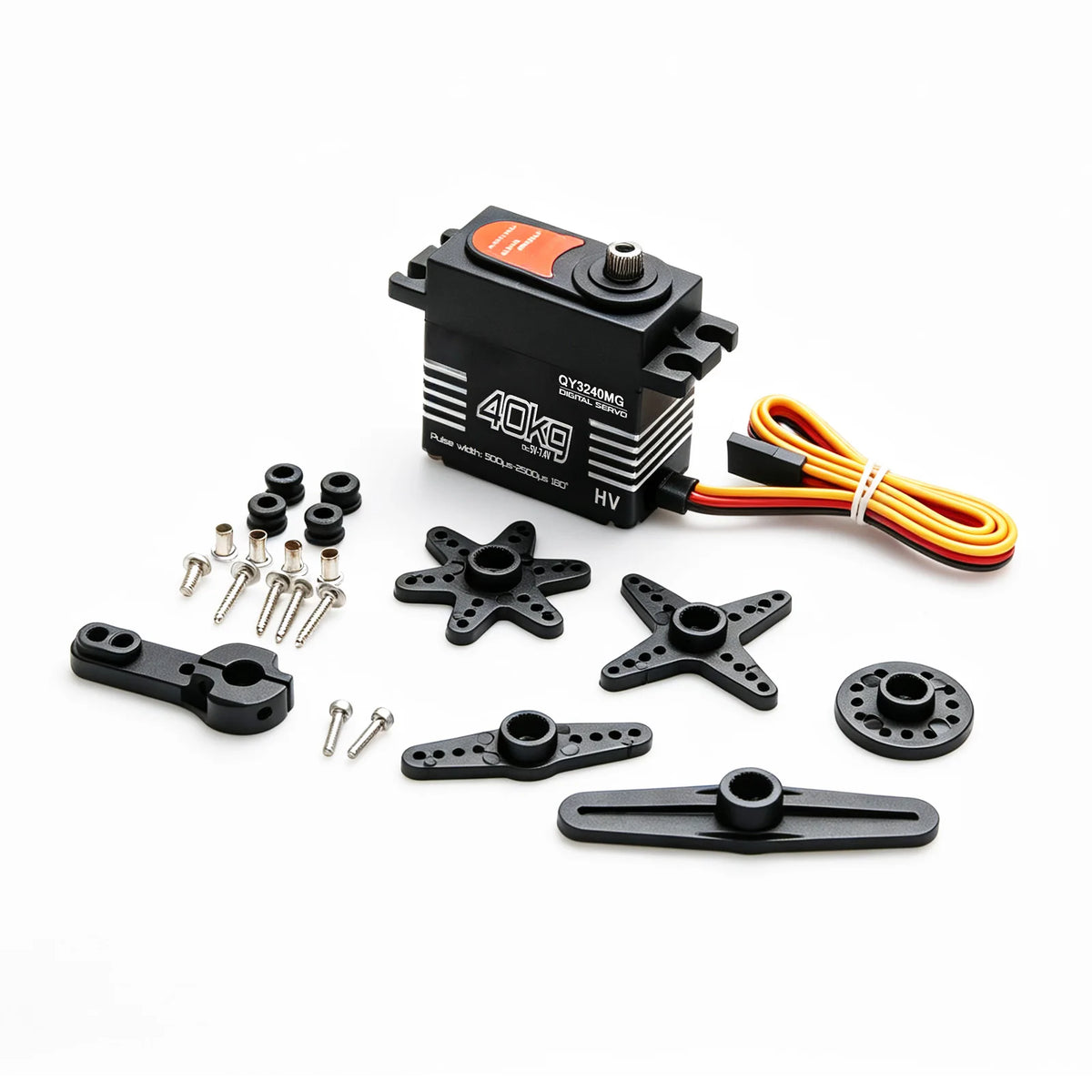 40KG Digital Servo Kit with Metal Gear for 1/8 1/10 RC Car