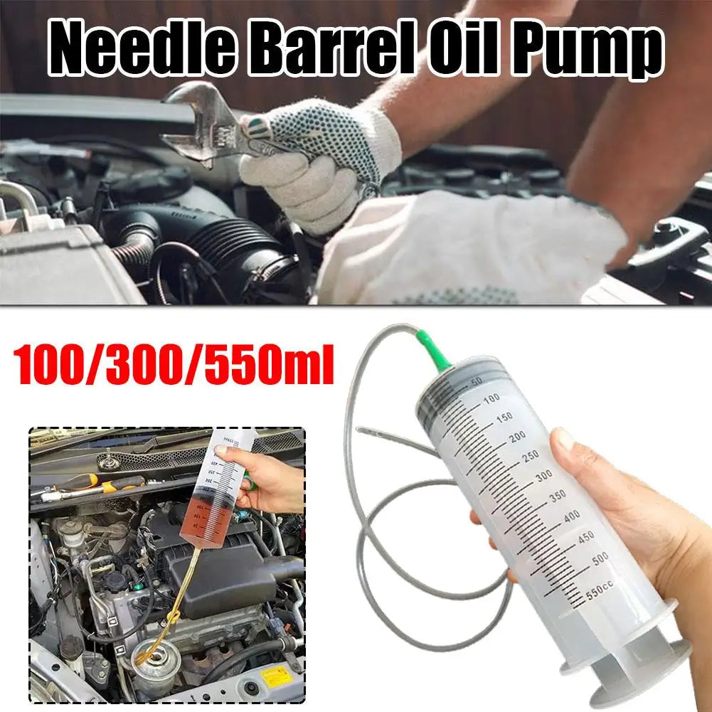 100/300/550ml Grote Capaciteitsspuiten Herbruikbare Naaldvat Oliepomp met 1m Slang vo alternate view