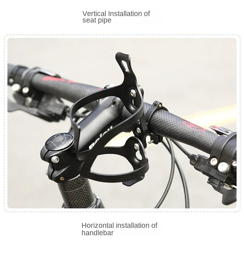 Bicycle Bottle Cage Conversion Aluminum Alloy Rack Hanging MTB Bike Kettle Bracket Adapter Water Cup Holder Cycling Accessories