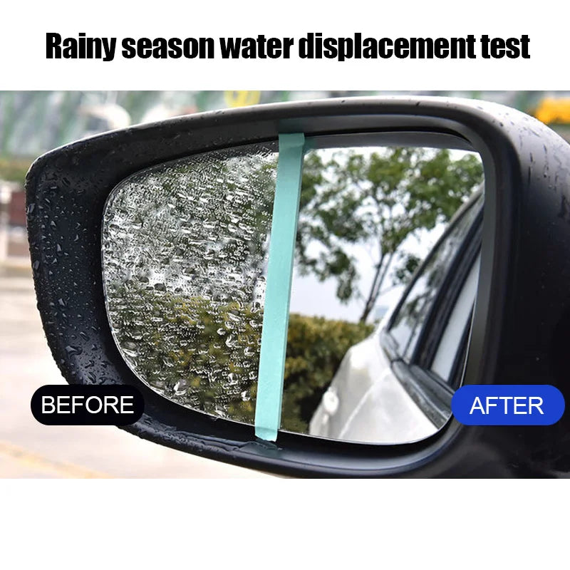 Car Glass Rain Repellent Spray Nano Hydrophobic Coating close-up view