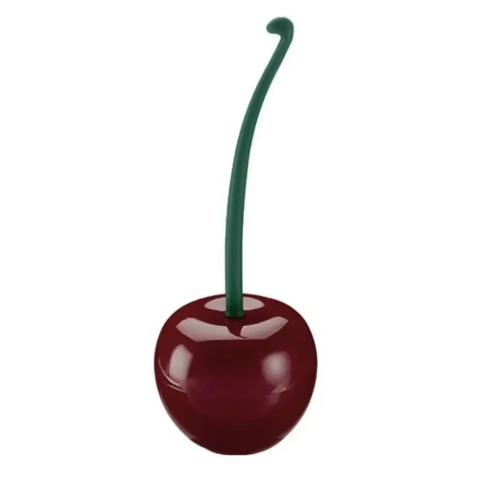 Cherry Toilet Brush Holder Set lifestyle view
