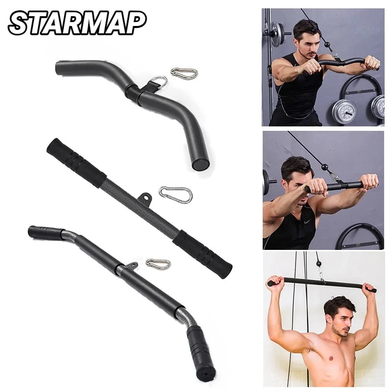 Lat Pull Down Bar Cable Machine Attachment