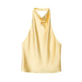 Women's Satin Backless Camisole Top