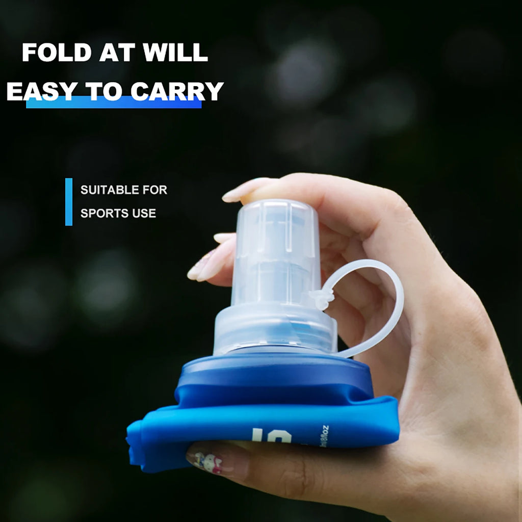 Collapsible Silicone Water Bottle lifestyle view