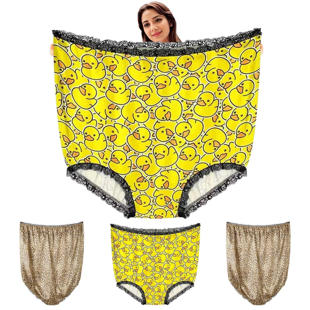 Funny Plus Size Granny Panties White Elephant Gift Underwear