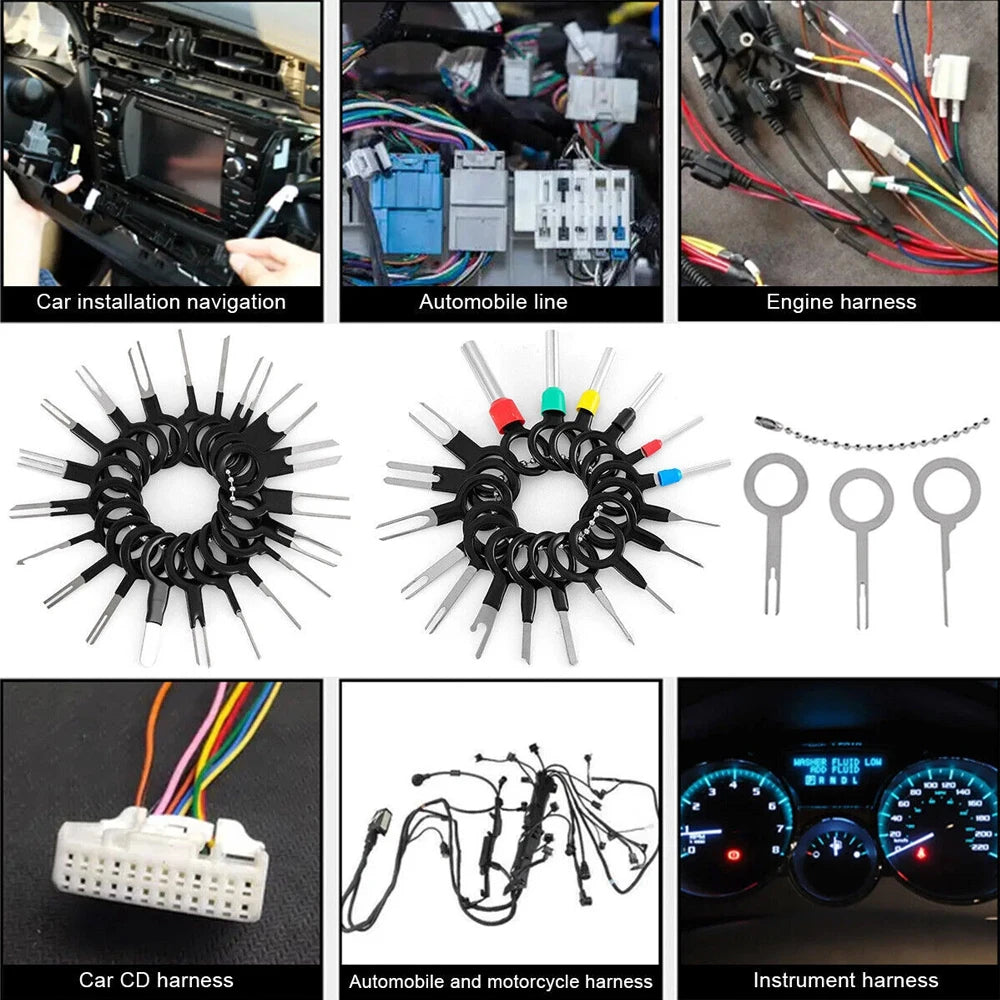 Car Terminal Removal Repair Tool Kit 100 PCS Pin Extractor