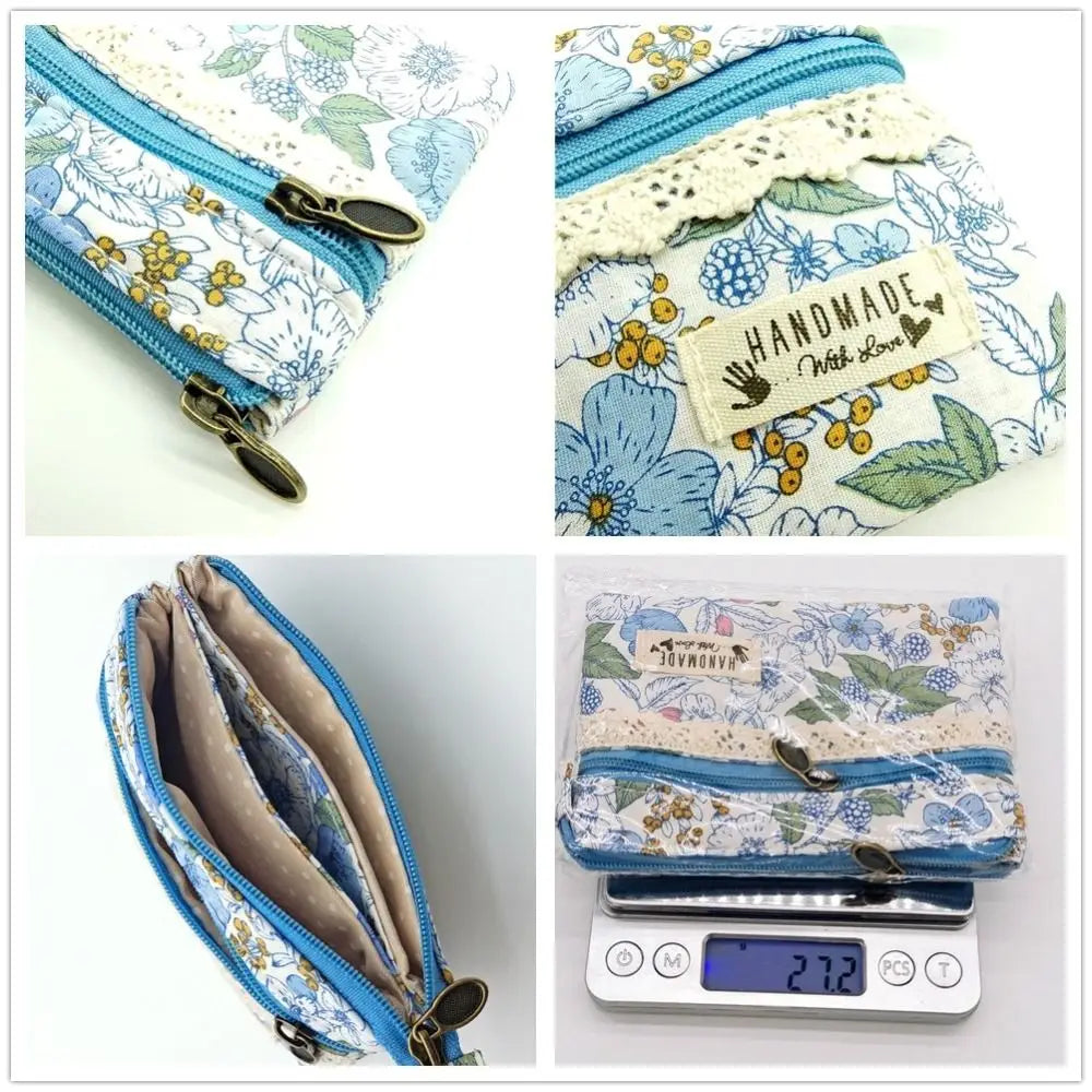 Cute Waterproof Coin Bag Short Zipper Simple Purse Multi-function Organizer