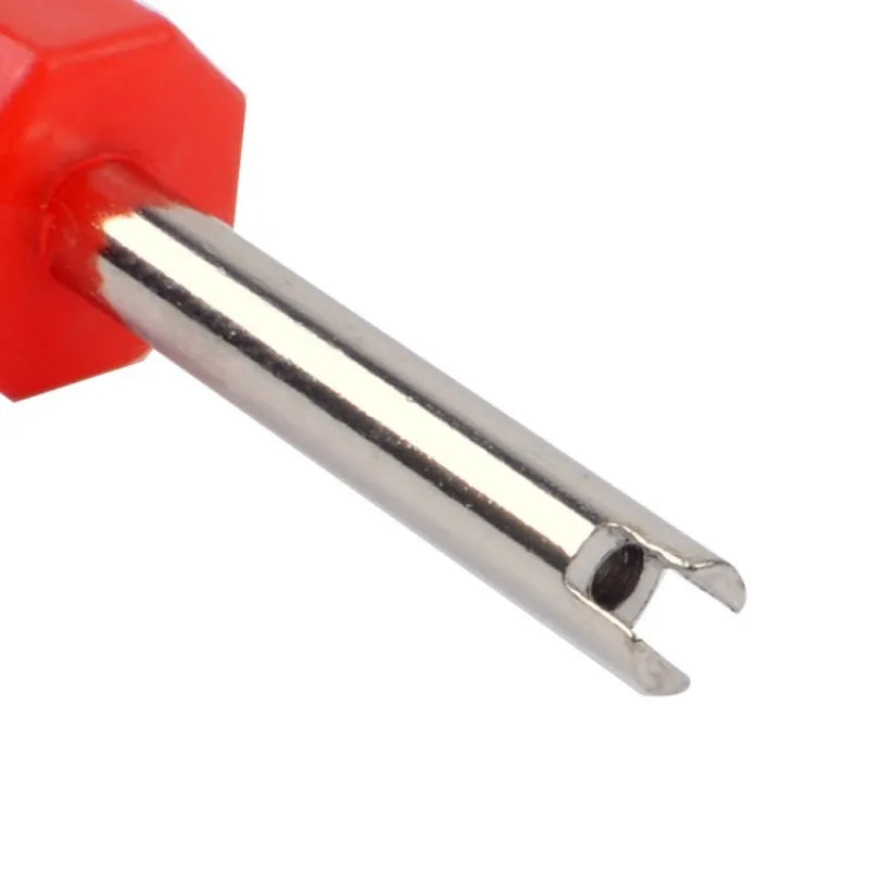 1Pc Car Bicycle Slotted Handle Tire Valve Stem Core Remover Screwdriver Car-styling Accessories Car Tire Repair Install Tools