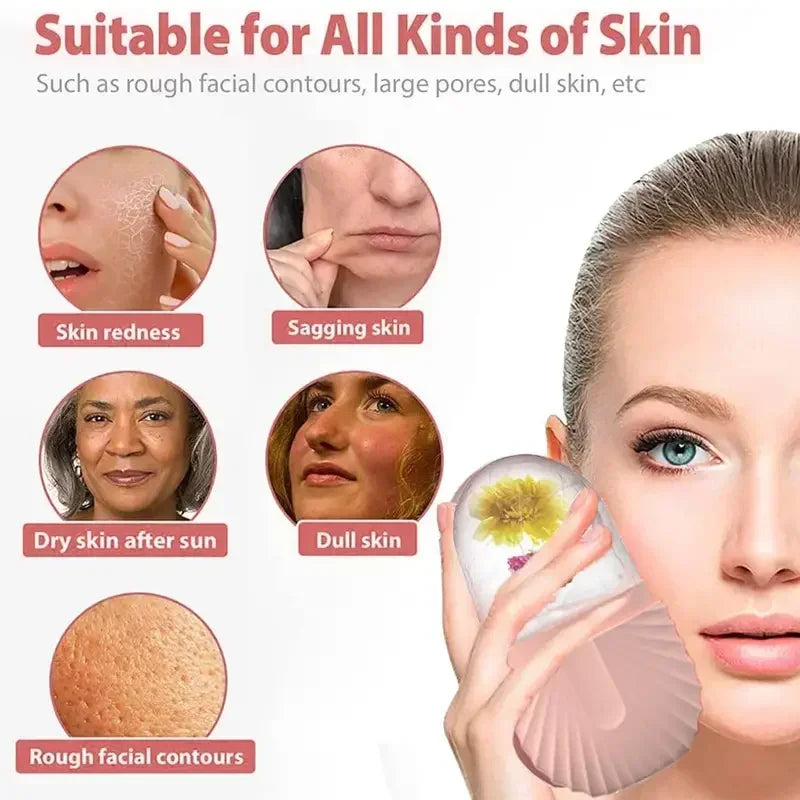 Ice Facial Roller Skin Care Beauty Lifting Contouring Tools Ice Cube Trays Ice Globe Bal detail view