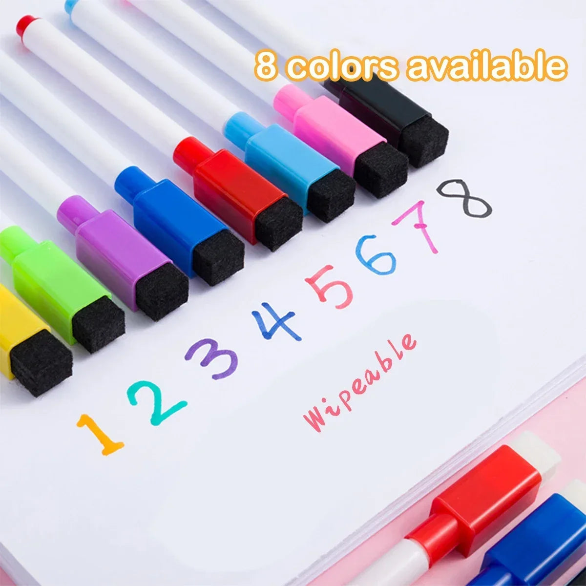 Magnetic Erasable Whiteboard Pen Set 6 Pens alternate view