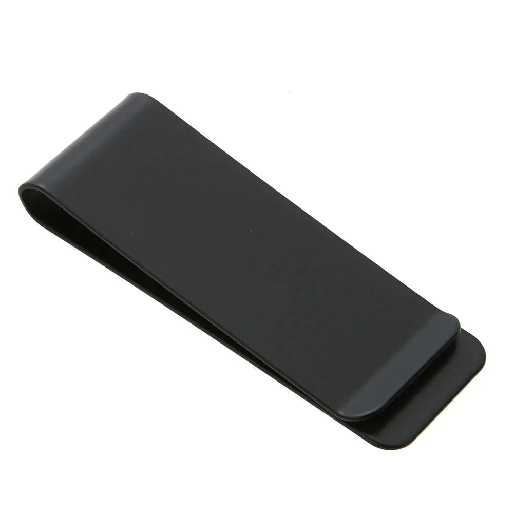 1-4pcs Retro Money Clip Wallet Stainless Steel Metal Men Cash Bill Clamp Holder ID Credit Business Card Holder Women Mini Purse