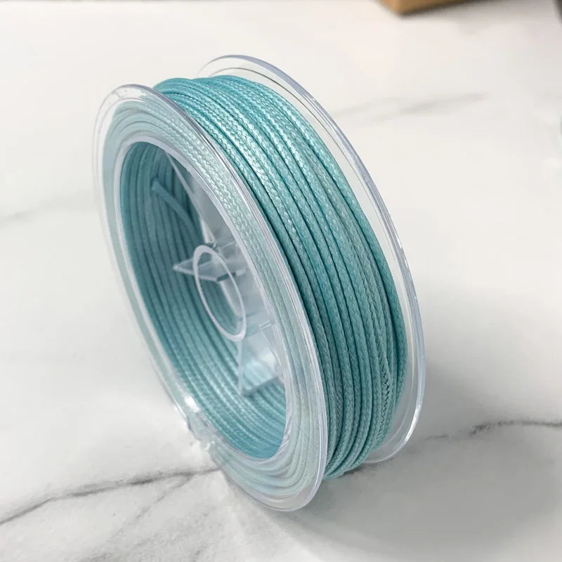 0.5-3MM Waxed Cotton Thread Cord Necklace for DIY Jewelry Making