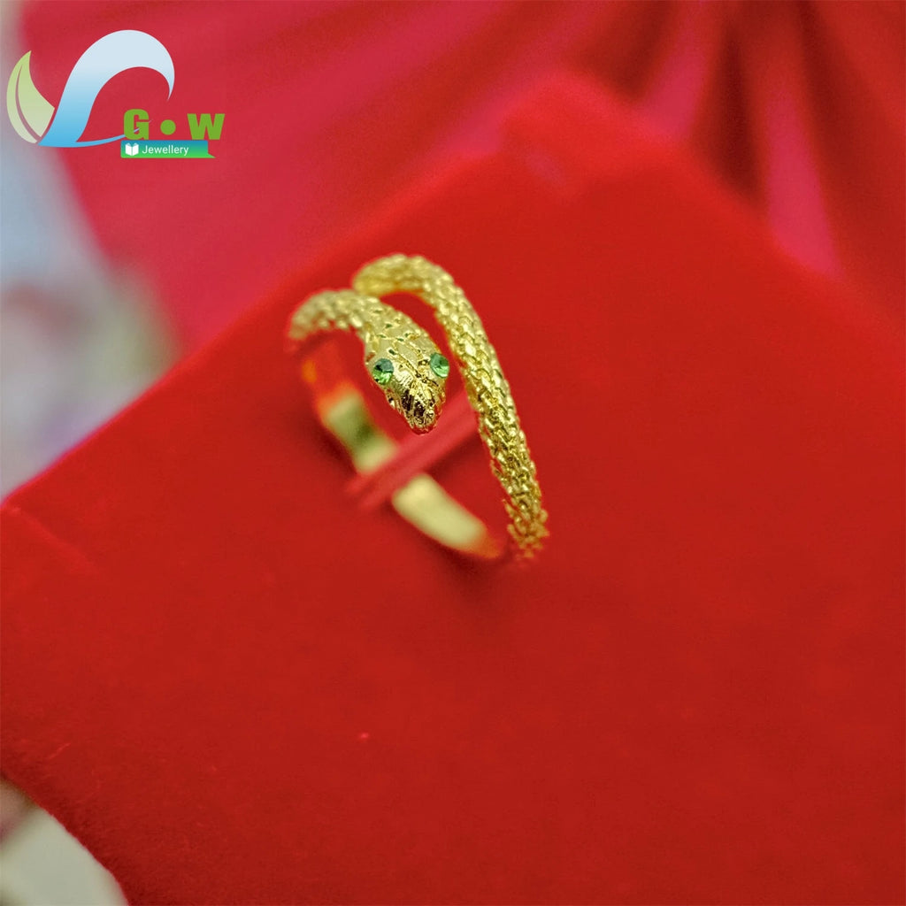 Fancy Gold Carve Dragon Phoenix Couple Adjustable Open Rings Stone Lucky Charm Band Classic Elegant Fashion Jewelry Gift Wedding