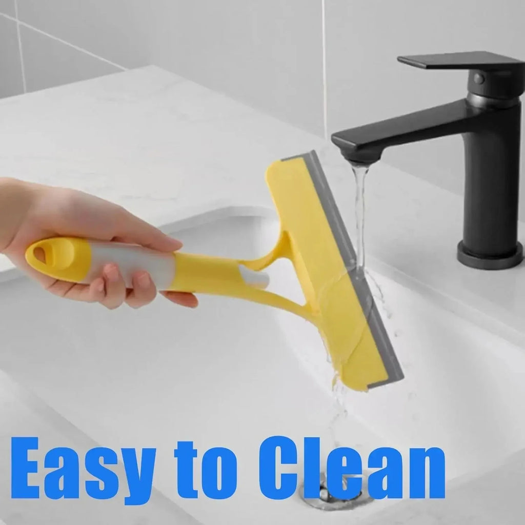 3‑In‑1 Multifunctional Window Cleaner, All‑in‑One Spray‑Scrub‑Squeegee Glass Wiper, Practical Household Cleaning Tool for Mirror, Shower Screen and Car Windows