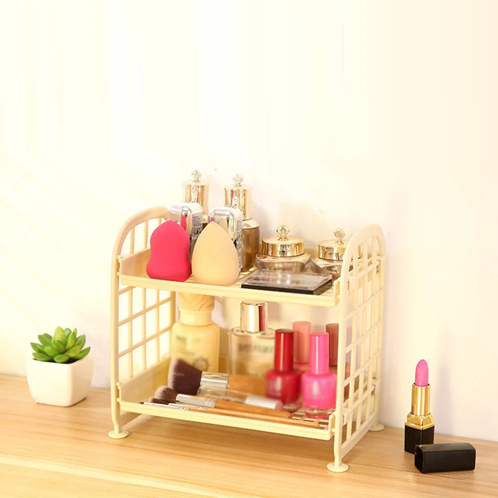 Desktop Storage Shelf Two-Tier Organizer detail view