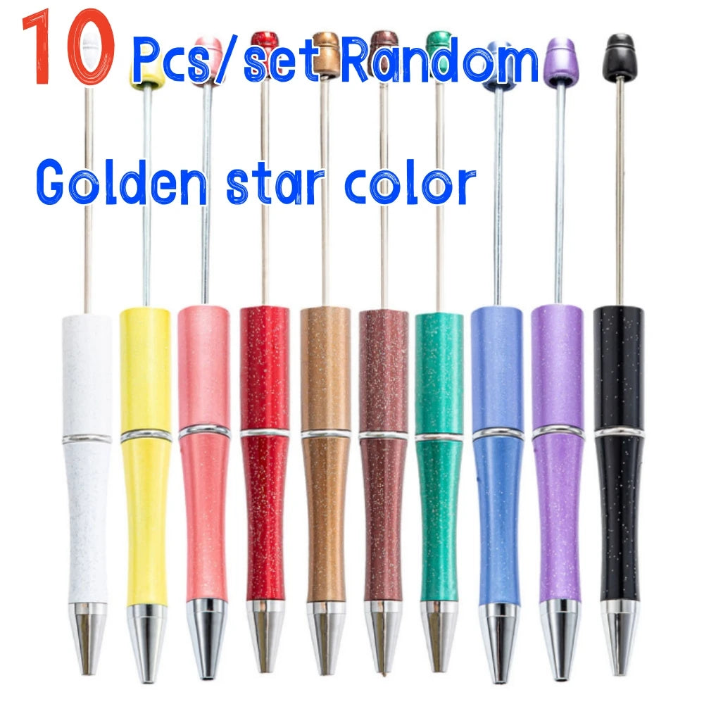 10 Pcs Mixed Beaded Ballpoint Pen Set