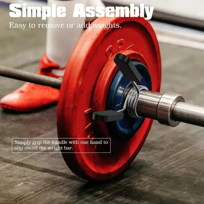25/28 mm Barbell Spring Collar Clips
