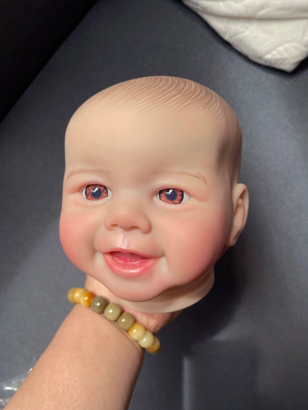 19inches Emmy Reborn Painted Doll Kits Soft Vinyl Reborn Baby Dolls Accessories DIY R lifestyle view