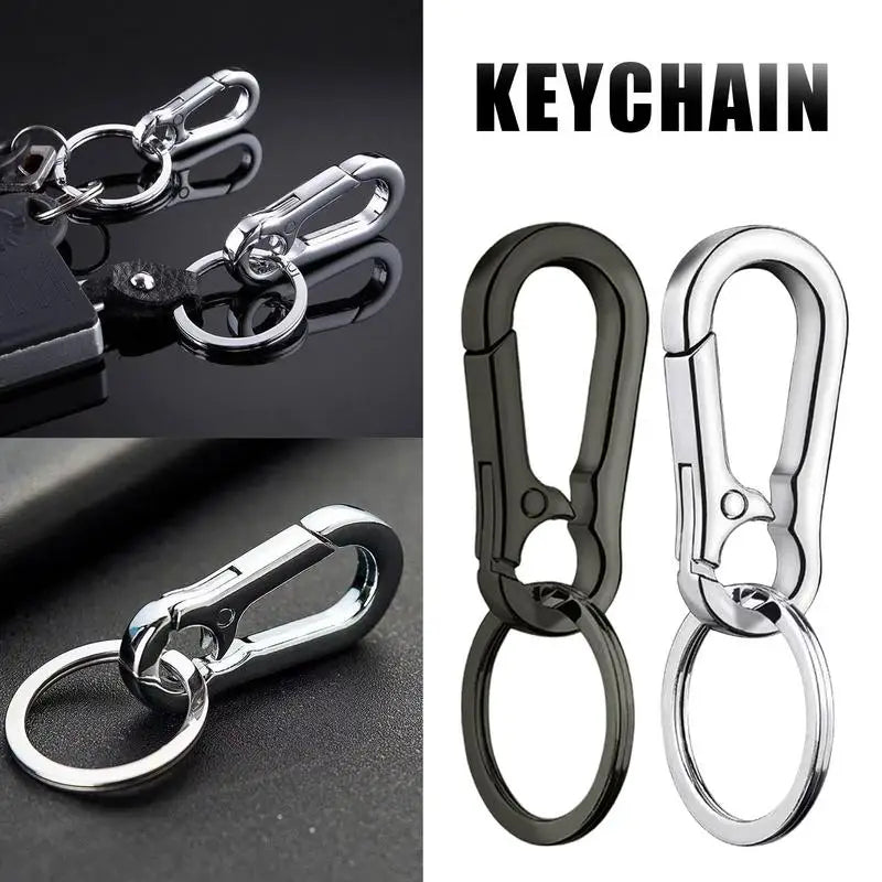 Car Keychain Zinc Alloy Anti-Lost Key Ring Carabiner alternate view