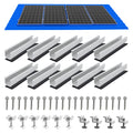 Solar Panel Mount Bracket Kit 120mm Mini Rails for Shingle, Slate, Wood