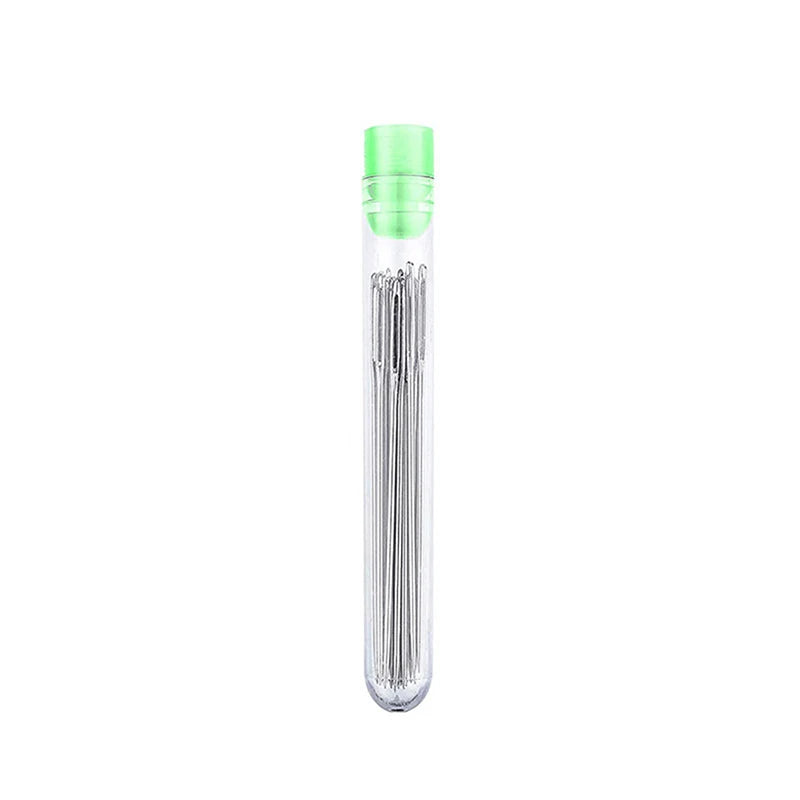25 Pcs Large Eye Stitching Needles Sewing Needles Handmade Leather Needle Steel Yarn Knitting Needles Sewing Tool Set
