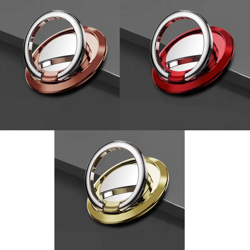 1/2/3/4Pcs Finger Ring Holder Stand Grip For Mobile Phone Car Magnetic Mount Phone Back Sticker Pad Unniversal Bracket