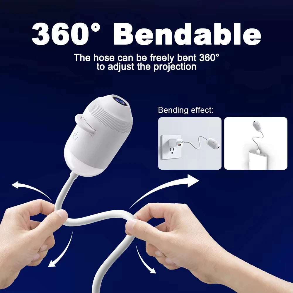 Galaxy Starry Sky Projection Light USB Night Light 360 ° Adjustable Galaxy Atmosphere Li detail view