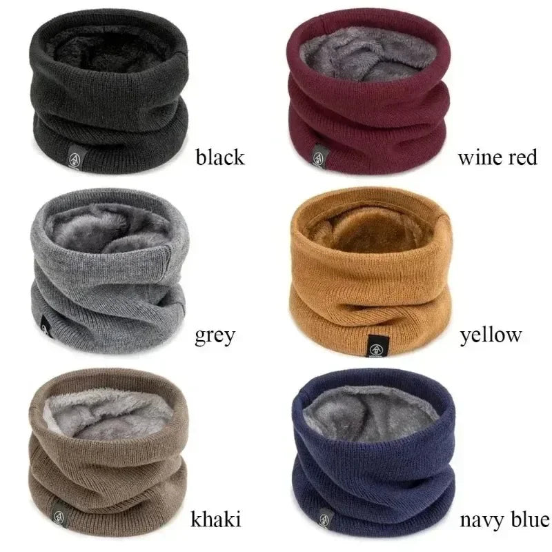 Knitted Neck Warmer Scarf Soft Winter Scarves alternate view