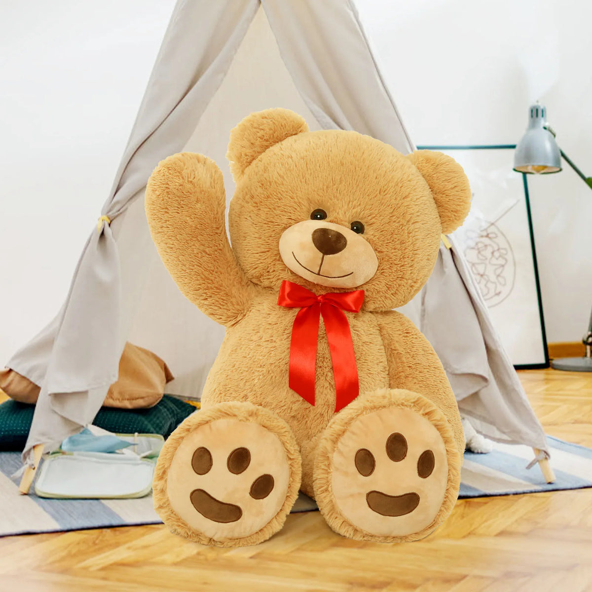 Giant Brown Teddy Bear Stuffed Animal Plush Toy