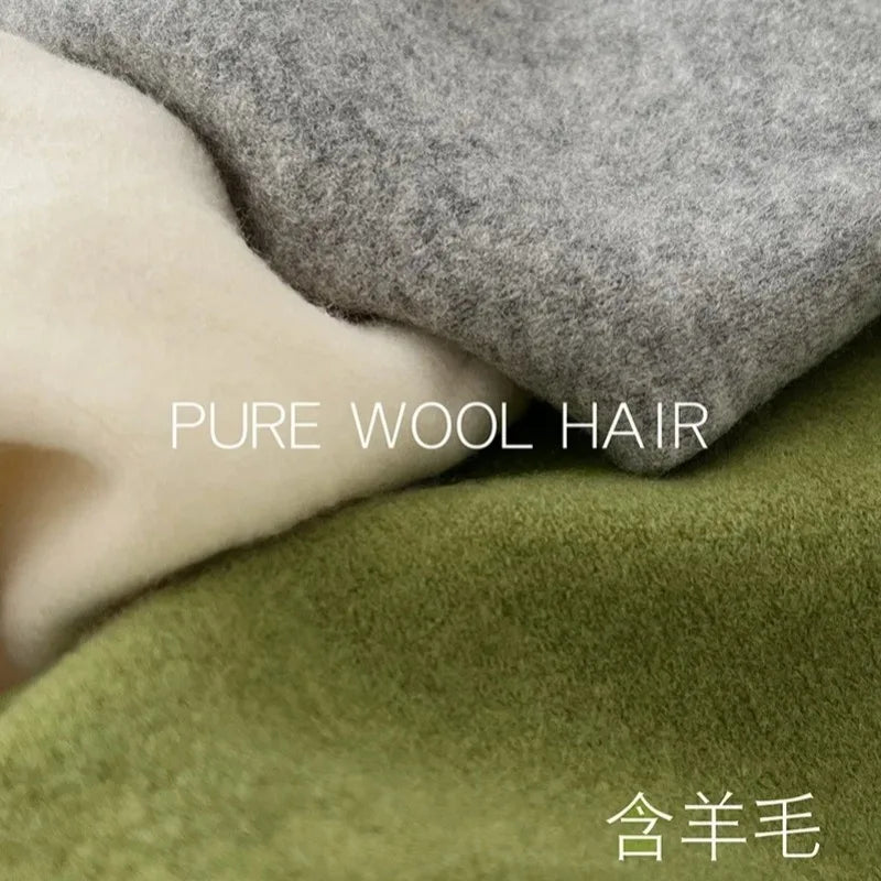 Wool Knitted Triangular Scarf Women Headscarf Multifunctional