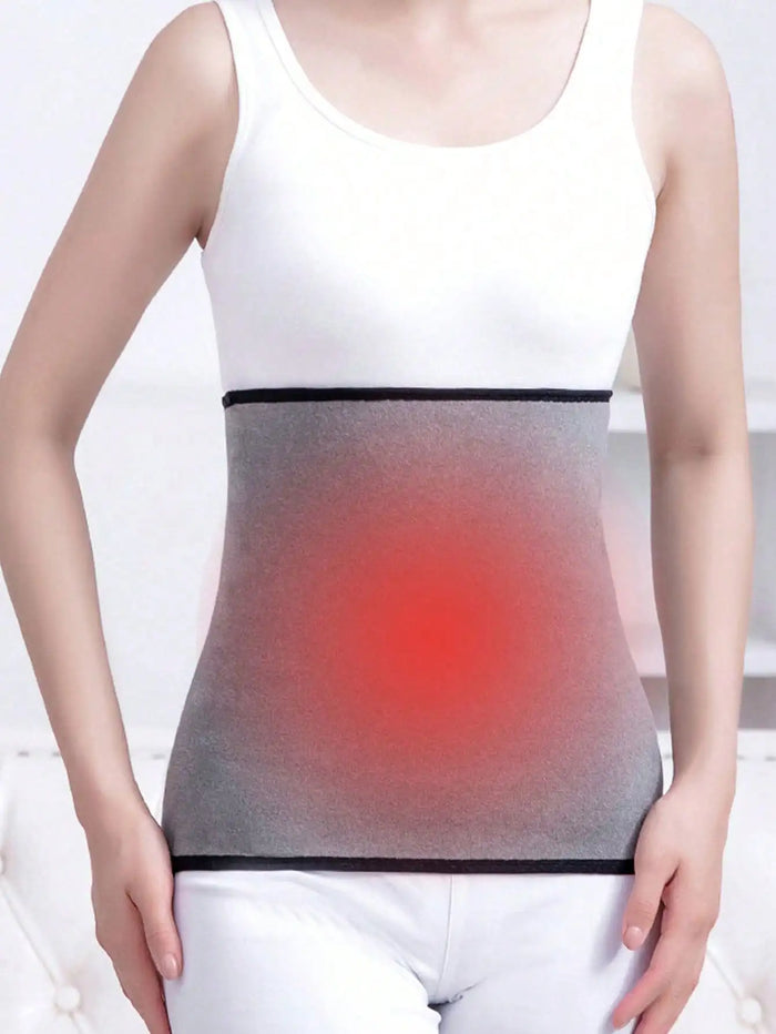 1 Fleece-Lined Waist Belt for Autumn and Winter to Protect the Stomach and Waist from the Cold, Suitable for Both Men and Women