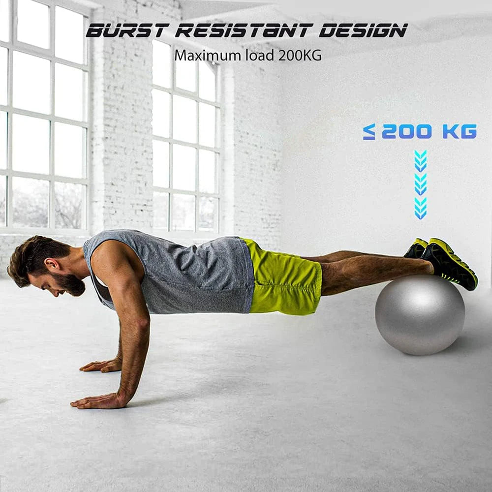 9 Inch Yoga Ball Mini Pilates Exercise Ball Anti Burst Non-Slip