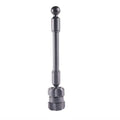 17mm Dual Ball Head Extension Rod Car Phone Mount Accessory Adjustable Bending Design for Vehicle Dashboard Mount