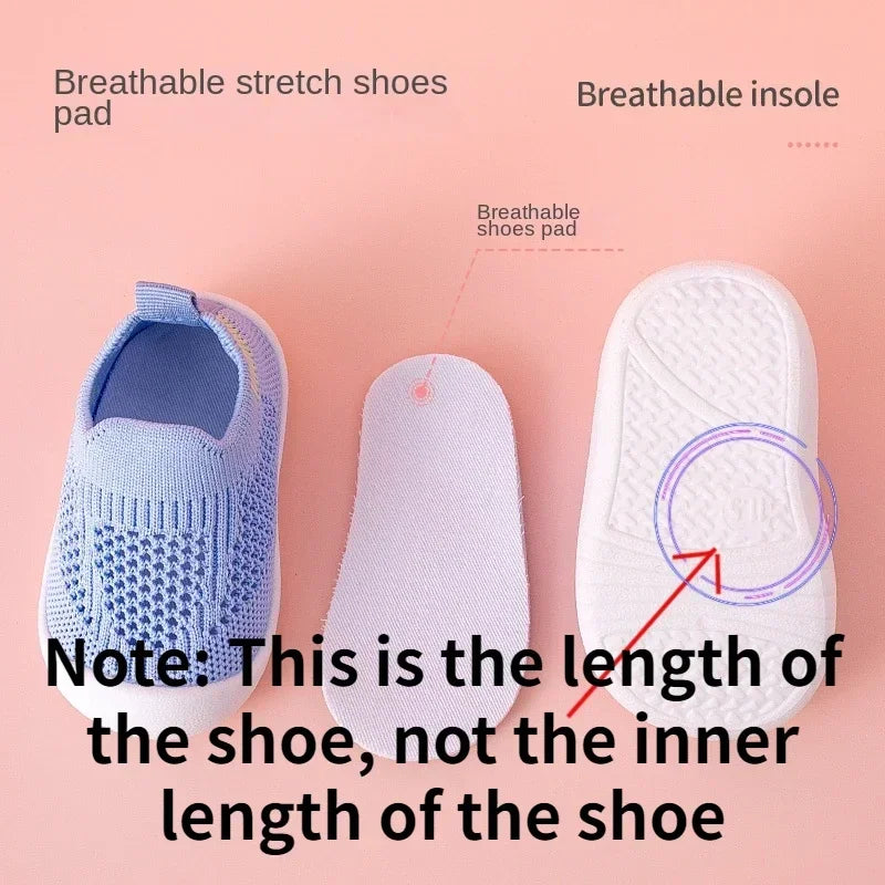 Toddler Breathable Knitted Slip-On Kids Sneakers lifestyle view