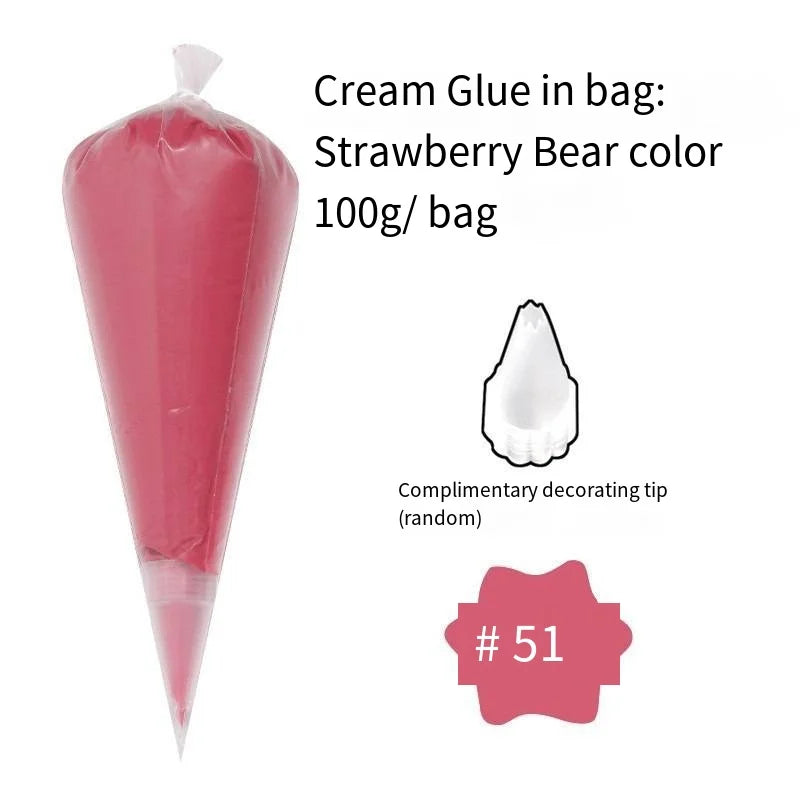 100g Cream Gel DIY Phone Case Material