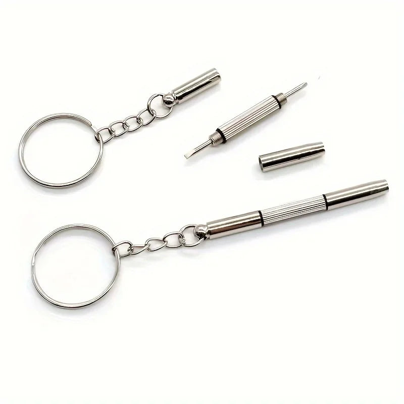 Eyeglass Watch Repair Screwdriver Kit with Keychain additional angle