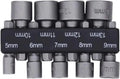 9 Pcs Hex Sleeve Nut Driver Screwdriver Set 5-13mm additional angle