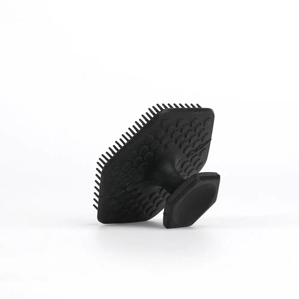 Portable Hexagonal Silicone Facial Cleansing Brush, Soft Exfoliating Face Scrubber additional angle