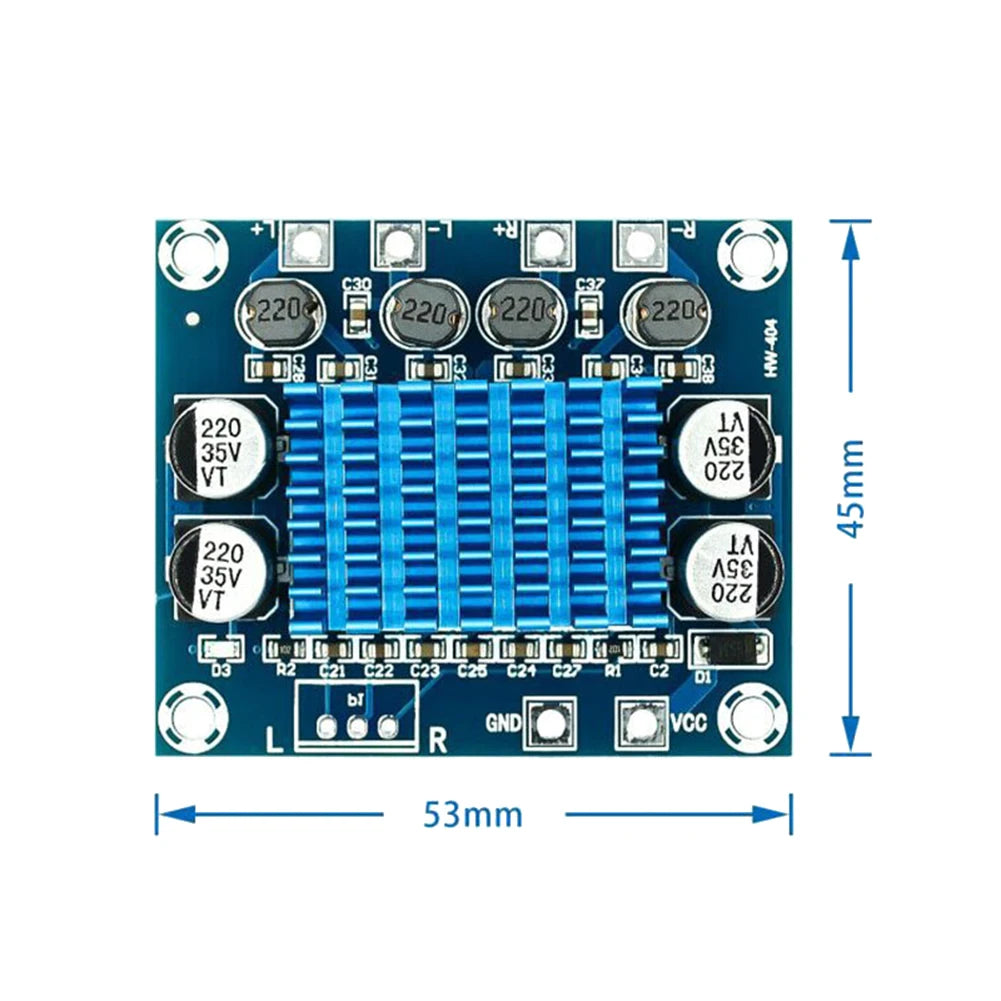 XH-A232 30W+30W Dual Channel Class D Amplifier Board