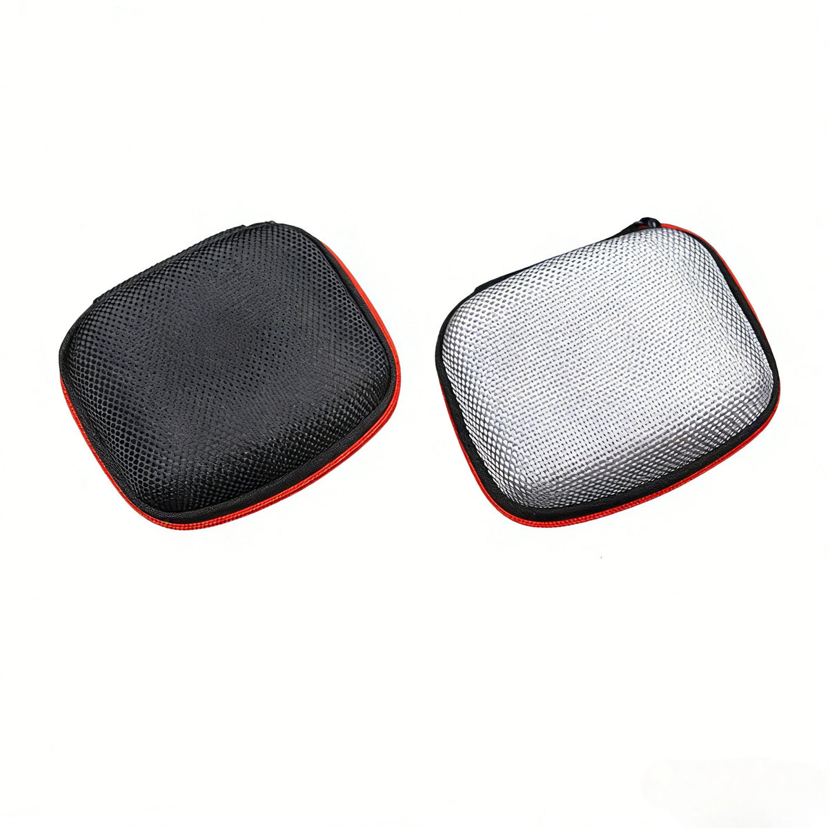 Earphone Storage Bag Square Headset Box Travelling Earphones Case with Zipper lifestyle view
