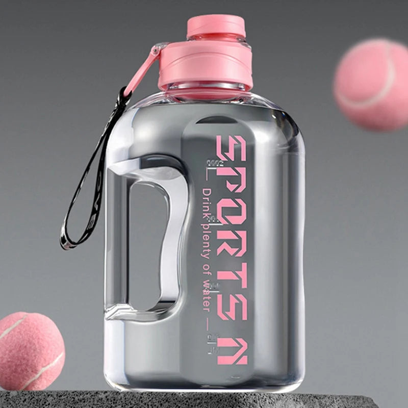 1.7L 2.7L Insulated Water Bottle with Straw for Gym Hiking Camping
