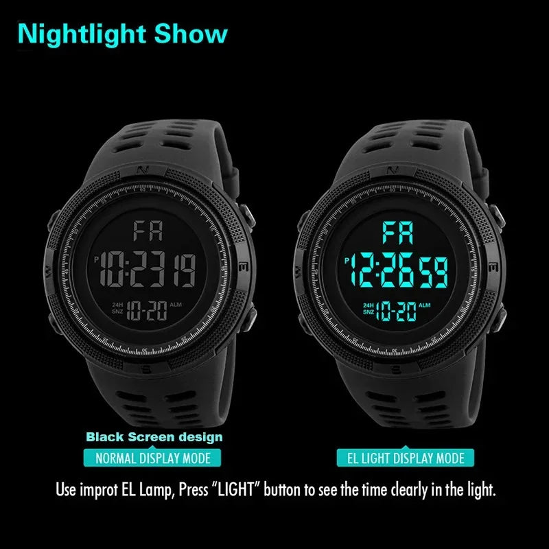 Men's Military Sports LED Digital Watch additional angle