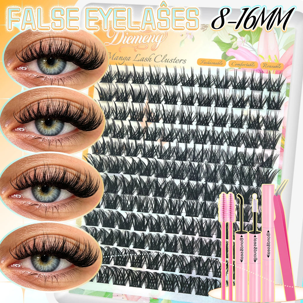 660PCS+132PCS Lash Clusters Kit All-in-One DIY Lash Extension Tools Set for Daily A additional angle
