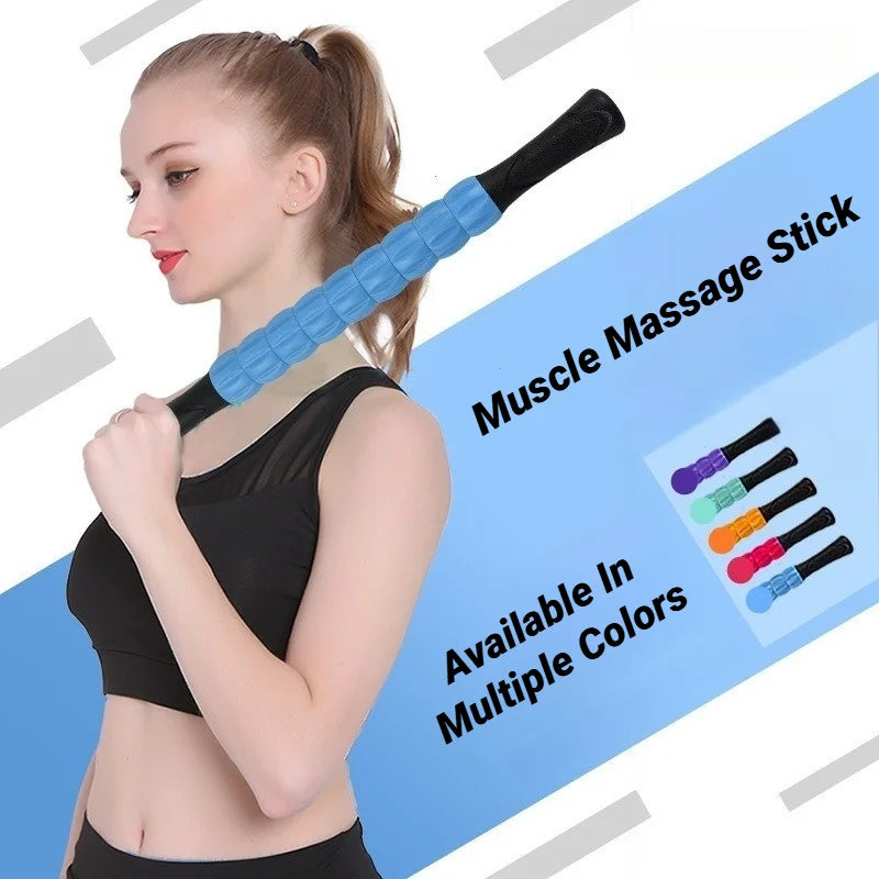 Yoga Massage Stick Deep Muscle Massager Fascia Roller