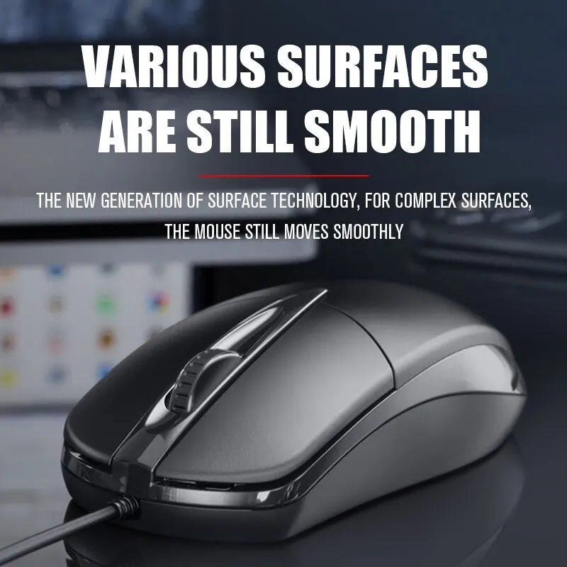 USB Wired Optical Computer Mouse for PC and Laptop